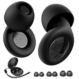 Reducción de Ruido 45 dB Tapones Auditivos,Tapones Oídos de Silicona,Tapones Para Dormir,Lavable y Reutilizable,Antiruido Para Dormir,Estudio,Viajar,Nadar,Estudiar