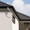Downspout Y Shape Connector, White PVC Gutter Downspout Extensions for