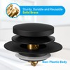 Bathtub Drain Stopper, Uxoz Universal Tub Stopper for Replacing Tip