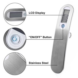 Bow Scale, Digital Hand Scale, Hunting Bow Scale, Digital Hanging Bow Scales for Family Life, Travel, Travel Case, Kitchen, Fishing