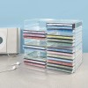 Unbranded Stackable Clear Plastic CD Organizer with Rubber Feet |