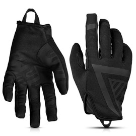 Glove Station The Impulse - Tactical Shooting Gloves for Men with Touchscreen Compatibility, Lightweight Design and Outstanding Grip for Outdoor, Sports, Motorcycle and Work - Black, XL