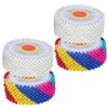 1920Pcs Pearl Head Pins Color Pinwheel Cloth Fixing Bouquet Decoration