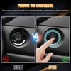 QZTYTY Car Engine Start Stop Decoration Ring, Car Start Button