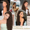 LIULINY 90 cm Wavy Ponytail Extension, Ponytail Extension