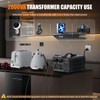 2000W Voltage Converter Transformer Step Up 110V/120V to220V/240V or Step