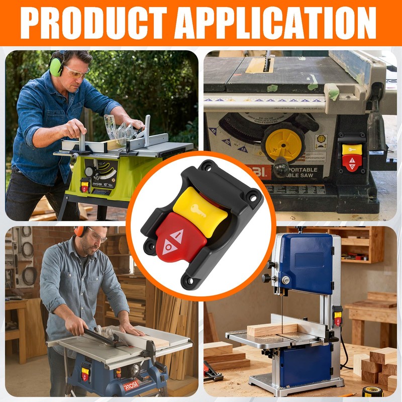 Table Saw Switch Replacement Compatible with Ryobi and Craftsman, Paddle