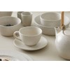 BITZ Stoneware Coffee Cup with Saucer 24cl Height 6cm Black/Green