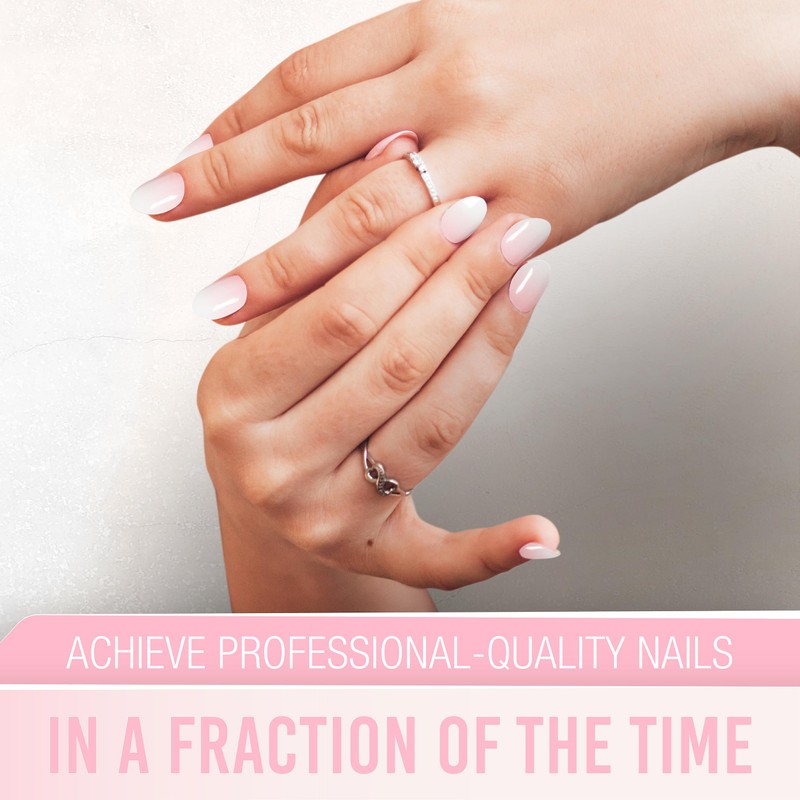 Ardell Nail Addict Semi Cured Gel Nail Strips - Blushing