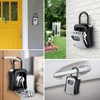 LOFICOPER Key Lock Box for Outside, Wall Mount Key Safe