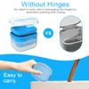 ARGOMAX Denture Case, Denture Cup for Soaking Dentures, Thorough Cleaning