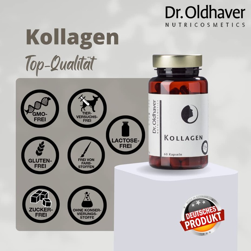 Dr. Oldhaver Collagen Capsules Made from Highly Available Collagen Hydrolysate