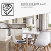 Ampara - Set of 4 Chair Cushions Round 33 cm