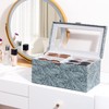 ProCase 3-layer Sunglasses Storage Organizer, 18 Slots Leather Sunglass Box