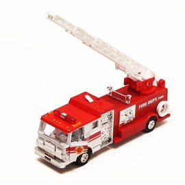 Showcasts Sonic Rescue Fire Engine w/IC Sound & Light, White 7000IC - 7" Scale Diecast Model Car