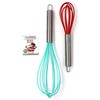 Chef Select Stainless-Steel Silicone Whisk, 9-Inch & 12 Inch Set