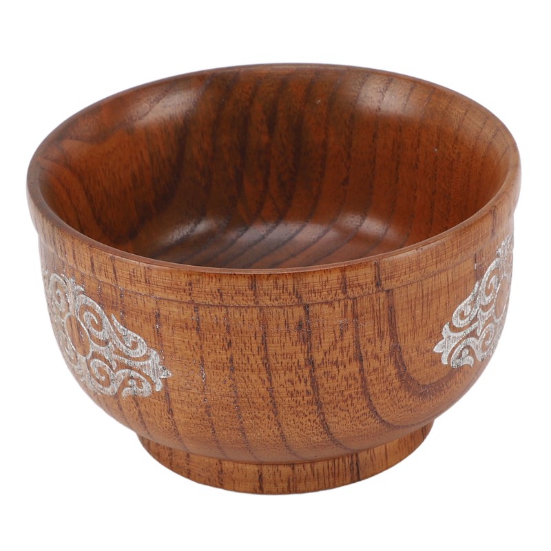 Bowl Sour Jujuba Wood Handmade Anti Scald Classic Rice Bowl
