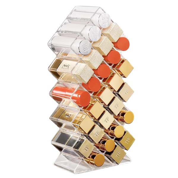 Top-spring Lipstick Organiser, Clear Lipstick Holder, Makeup Organiser and Storage