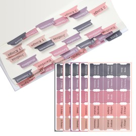 Bible Tabs, Bible Tabs for Study Bible, Bible Labels Tabs, 75 Laminated Bible Tabs in Total for Old and New Testament Studying with Blank Bible Index Tabs, Bible Journaling Supplies for Women