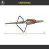 6-1/4" Straight Fiber-Grip Cross-Locking Tweezers with Stand for Soldering Welding