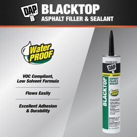 DAP Blacktop Asphalt Low Voc Sealant, Black, 10.1 Oz (7079827065)