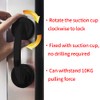 Glass Door and Window Handle, Suction Cup Bathroom Sliding Doors