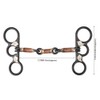 Snaffle Western Stainless Steel Black Snaffle Bit Training Stiff Bit