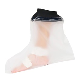 Baluue Shower Foot Cover Cast Protector Reusable Protective Sleeve for Recovery