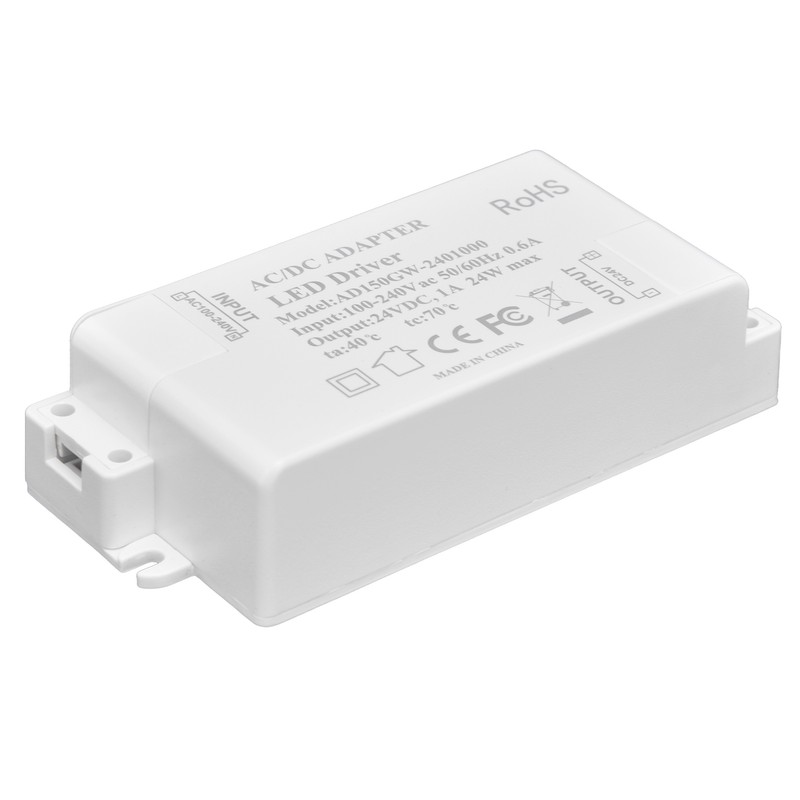 DC 24V 24W 1A LED Driver Constant Voltage Flame Retardant