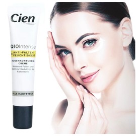 Cien Anti-Wrinkle Eye Contour Cream with Q10 and Hyaluronic Acid and Vitamin E 15ml (0.51 Oz)