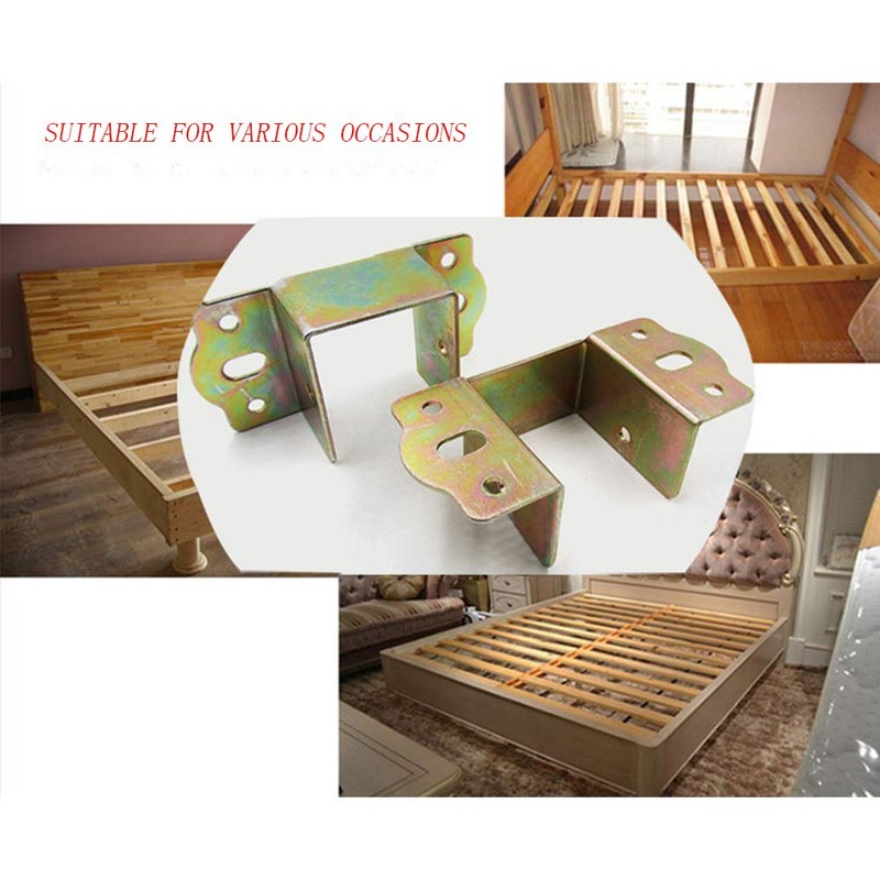 Bed Rail Brackets, Metal Bracket Bed Hinge, 40 mm Square