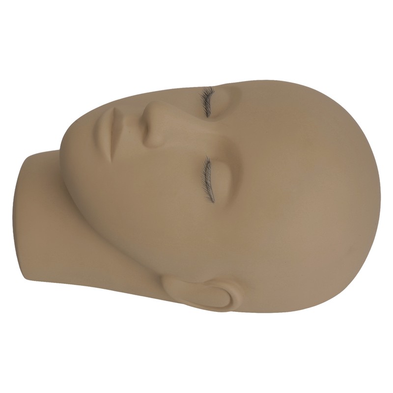 Eyelash Extension Mannequin Head 3 Layer Lashes Makeup Beauty Silicone