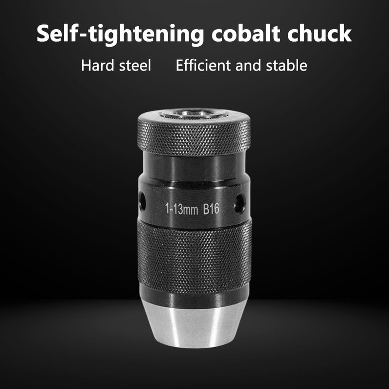 YUMILI Self Tensioning Drill Chuck, 0-13 mm 1/2 Inch Self-Clamping