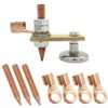 GYSRXS Magnetic Welding Support Strong Magnetism Fix Grounding Clamp Support