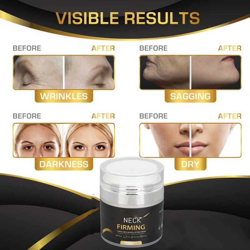 60g Neck Cream Reduce Wrinkles Moisturizing Neck Firming Lotion Anti