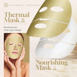 Decoder Sauna Rejuvenating Skin Mask – Micro-Molecule Technology, Self-Heating Hydrogen Mask, Anti-Aging, Deep Hydration, Wrinkle Care, Skin Renewal
