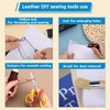 Axmru 49 Pcs Bookbinding Kits for Beginners Bookbinding Tools Book