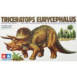Tamiya 1/35 SCALE Triceratops Eurycephalus Dinosaur Model Kit 60201