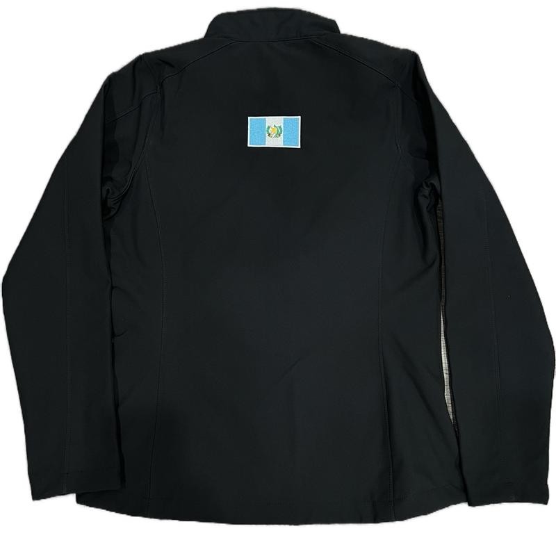GUATEMALA SOFT SHELL JACKET EMBROIDERED - Color: Black, Size: L-