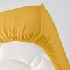 douceur d'intérieur, Fitted Sheet (160 x 200 cm) Angelia Yellow,