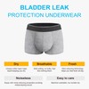 IRISMORII Mens Leak Proof Underwear Washable Adult Bladder Protection Incontinence