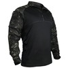 IDOGEAR OUTDOOR Tactical CAMO Shirts 1/4 Zipper Combat Shirts Long