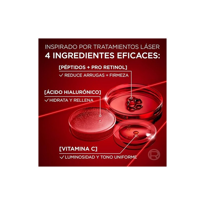 L'Oréal Paris Revitalift Laser Crema de Día Antiedad Triple Acción,