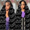 13x6 Lace Front Wigs Human Hair 200% Density HD Transparent