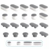 Hibbent 10 Pieces Toilet Seat Bumpers, Universal Buffer Toilet Lid