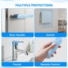 Toilet Seat Covers Disposable for Travel Hotel,600 Pcs (4x150 pcs),Blue
