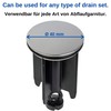 Universal Sink Plug, Diameter 40 mm, Chrome Drain Plug, Made