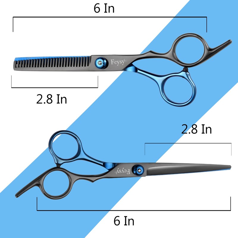 Hair Scissors Thinning Shears Set, Fcysy Professional Hair Cutting Scissor