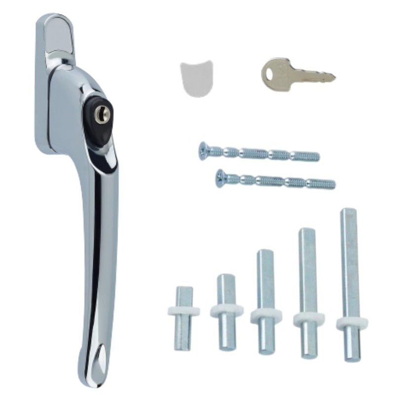 [FIXINGS DIRECT] Universal Espag UPVC Window Handle Lockable Multi-Spindle (3