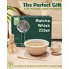 Maaacute Matcha Whisk Set with Matcha Bowl, Matcha Whisk Holder